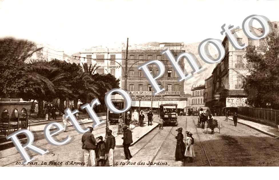place d'Armes et la rue des Jardins