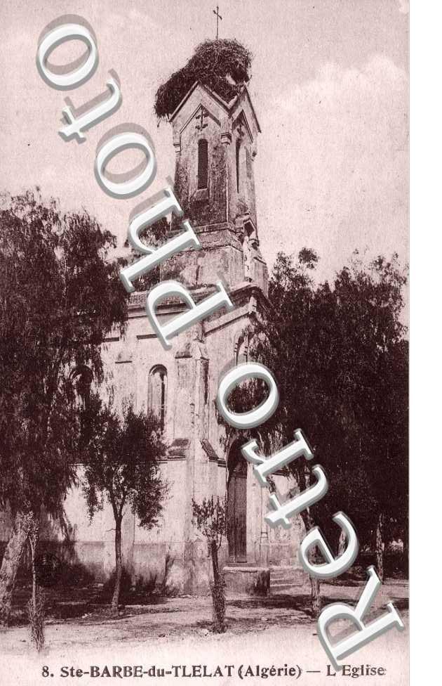 Sainte Barbe du Tlelat, l&#039;Eglise