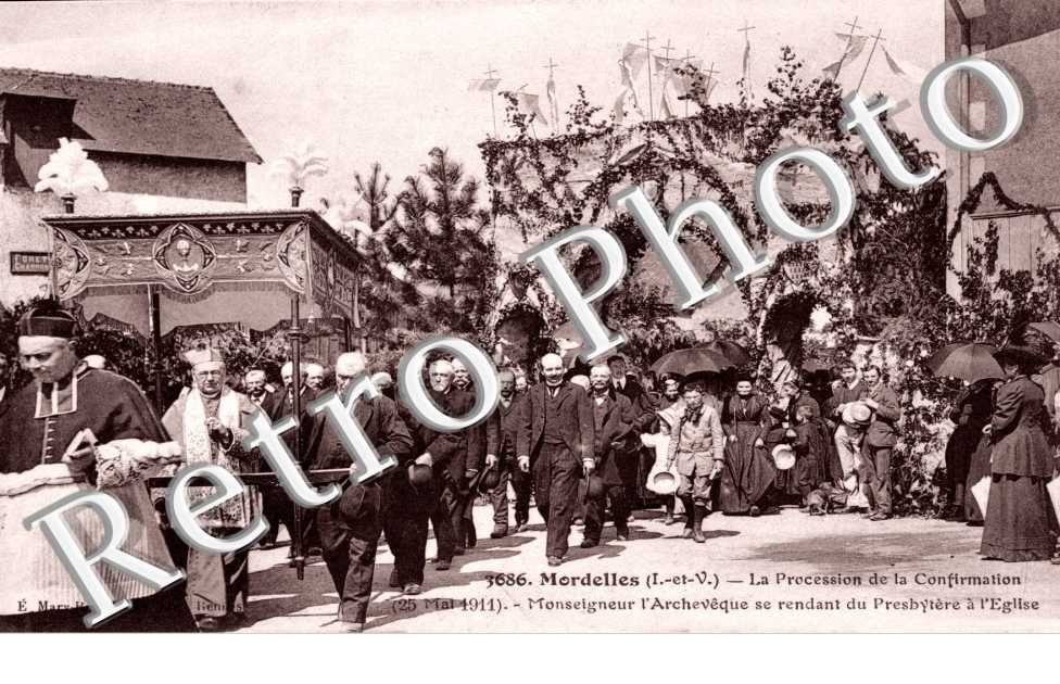 La procession de la confirmation - Monseigneur l&#039;Archeveque