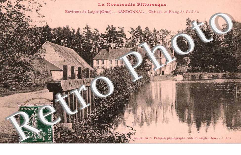 chateau et etang de Gaillon