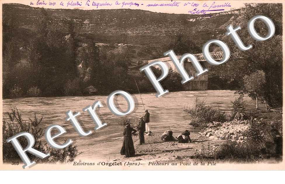 PECHEURS AU PONT DE LA PILE