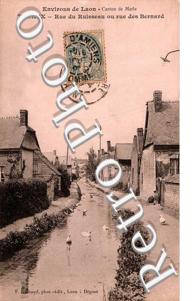 La rue du ruisseau ou rue des Bernard