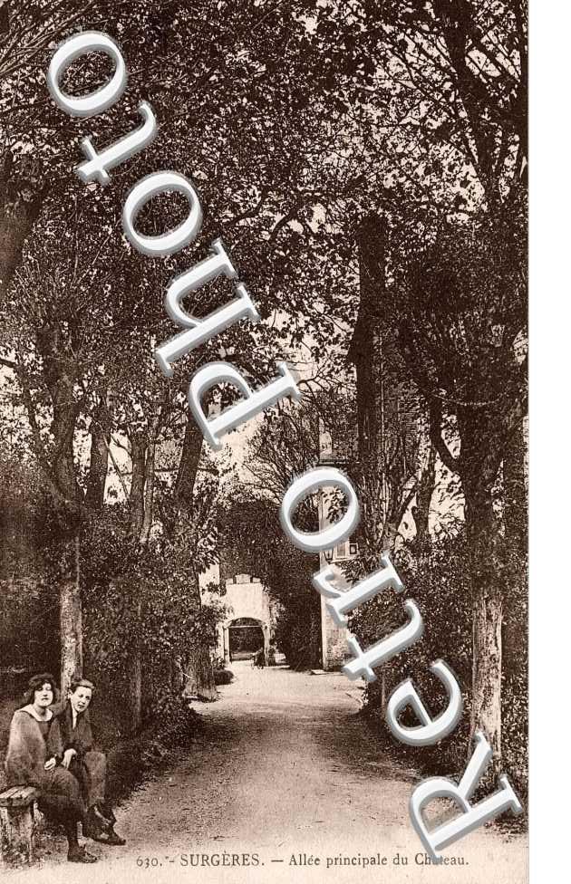 allee principale du chateau