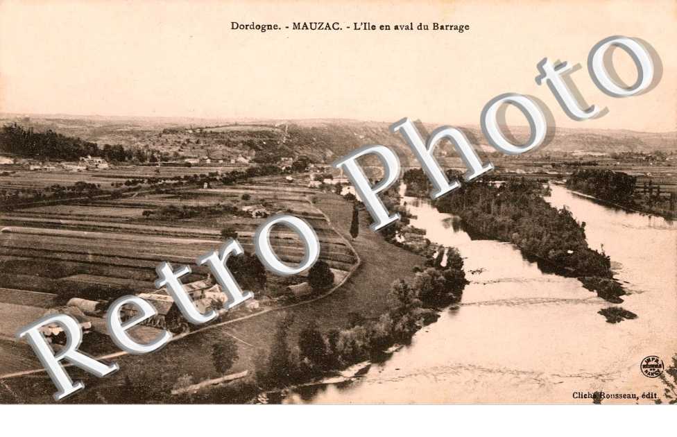 L&#039;Ile en aval du barrage