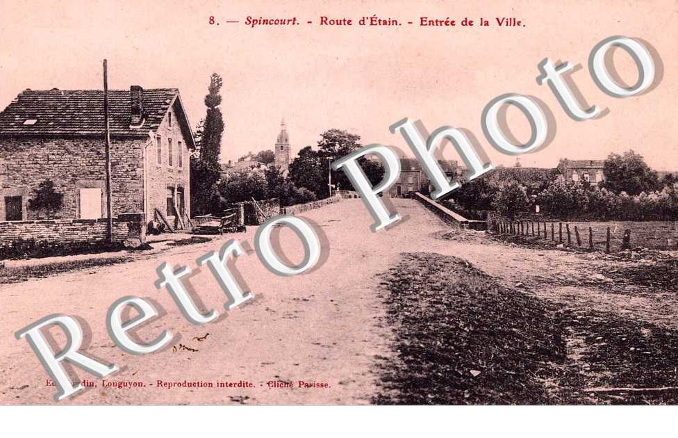 Route d&#039;Etain - entree de la ville