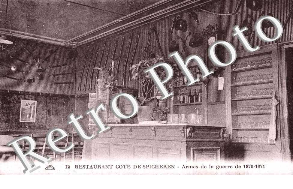 Restaurant Cote de Spicheren - armes de guerre 1870-71