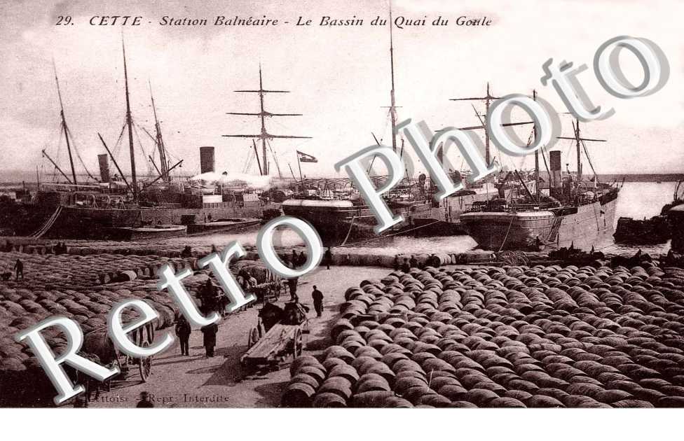 cette. station balneaire, le bassin du quai du goule