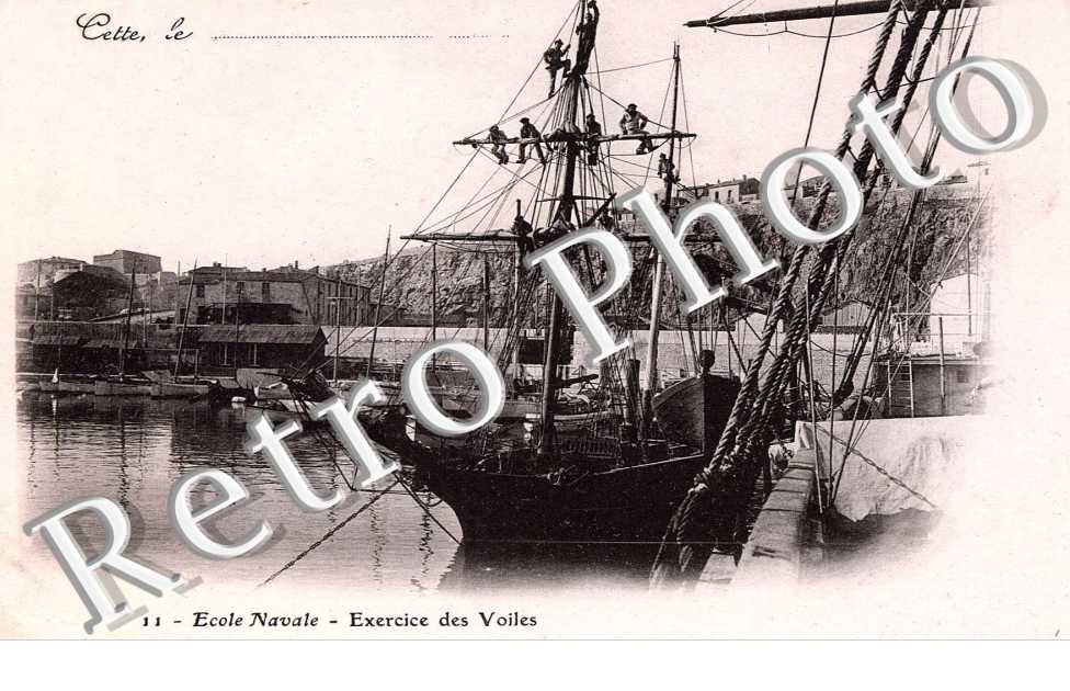 Ecole navale exercice des voiles