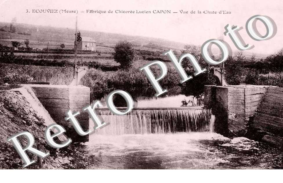 Fabrique de chicoree Lucien Capon - vue de la chute d'eau
