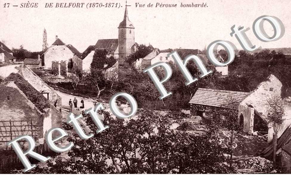 Vue de Perouse bombarde