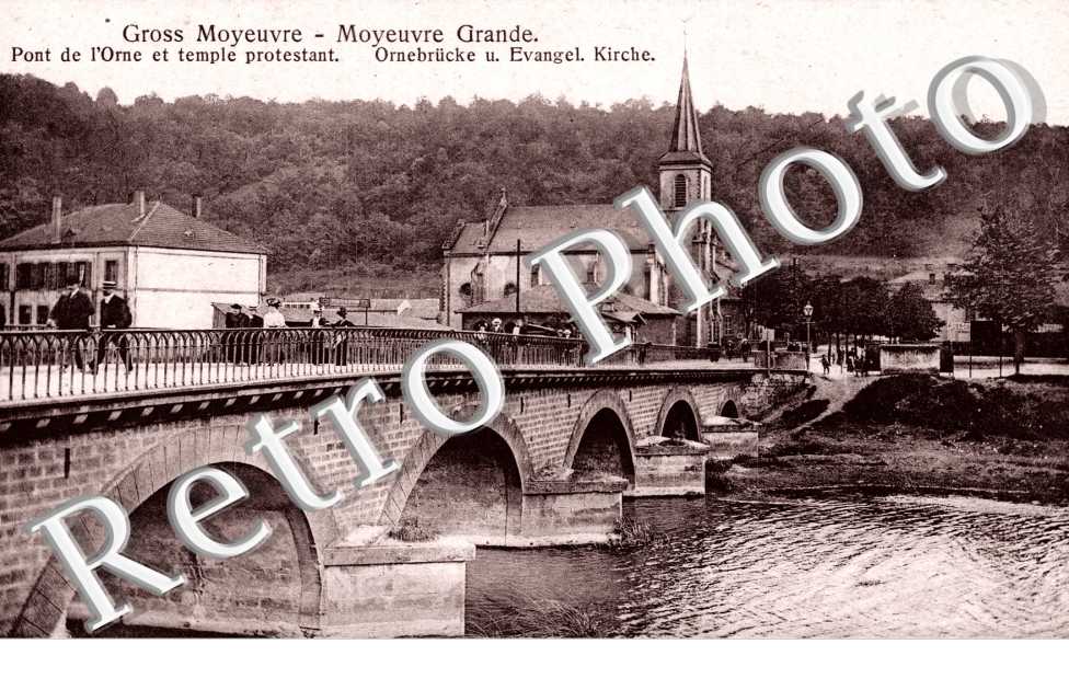 Pont de l'Orne et temple protestant