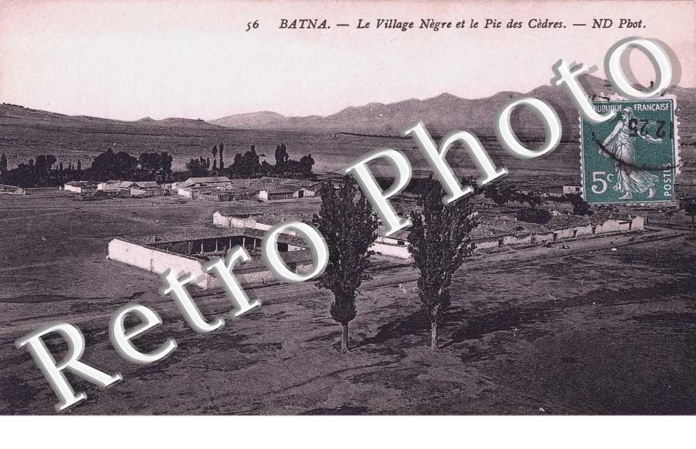 le village negre et le pic des cedres