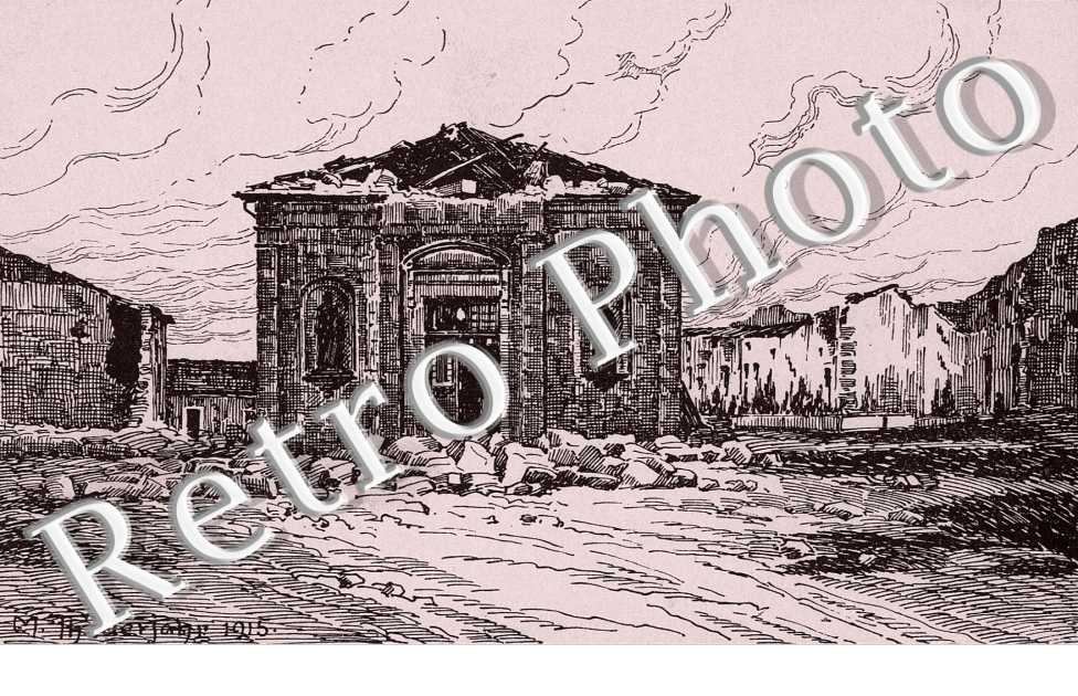 Carte Style dessin - Feldpostkarte