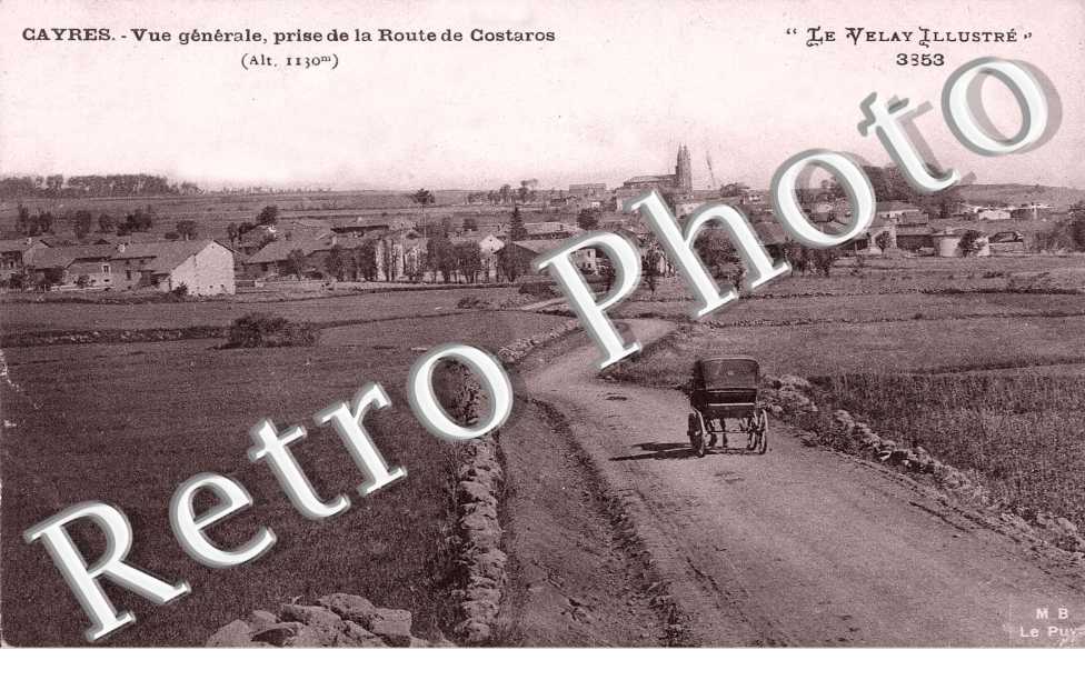 VUE GENERALE PRISE DE LA ROUTE DE COSTAROS