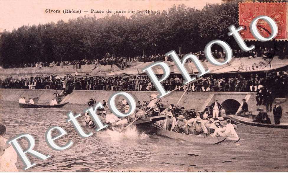 Une passe de joute sur le Rhone