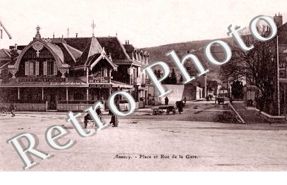 Place et rue de la Gare