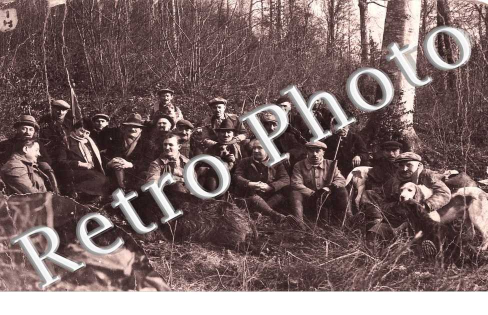 photo village GROUPE DE CHASSEURS 55 RARECOURT