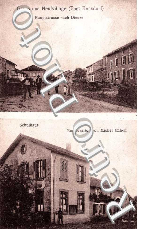 Hauptstrasse nach Dieuze  Schulhaus -  Restauration von Michel Imhoft
