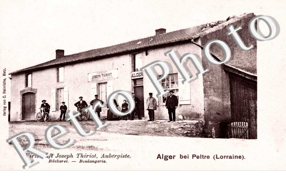 ALGER BEI PELTRE Joseph Thiriot, aubergiste , boulangerie