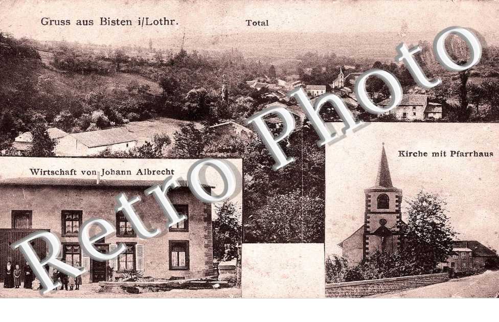 total, kirche mit pfarrhaus, wirtschaft Johann Albrecht