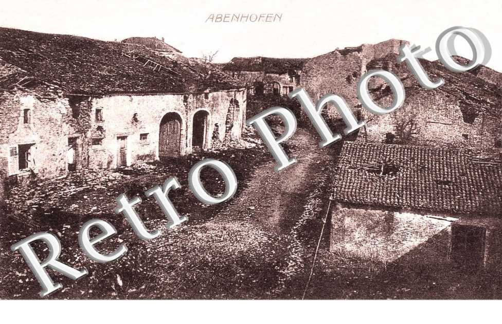 ABENHOFEN (VUE DE RUINES)