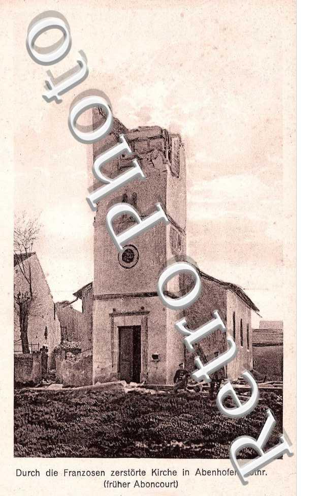 l'eglise  en 1916