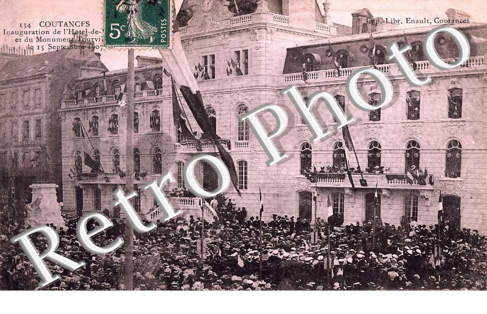 inauguration de l&#039; hotel de ville le 15 septembre 1907