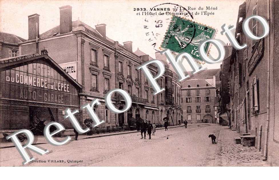 La Rue de Mene et Hotel du Commerce de l'Epee