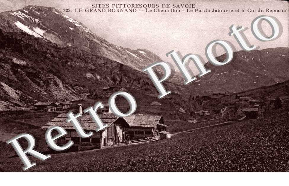 le Chenaillon, le pic du Jalouvre et le col du Reposoir