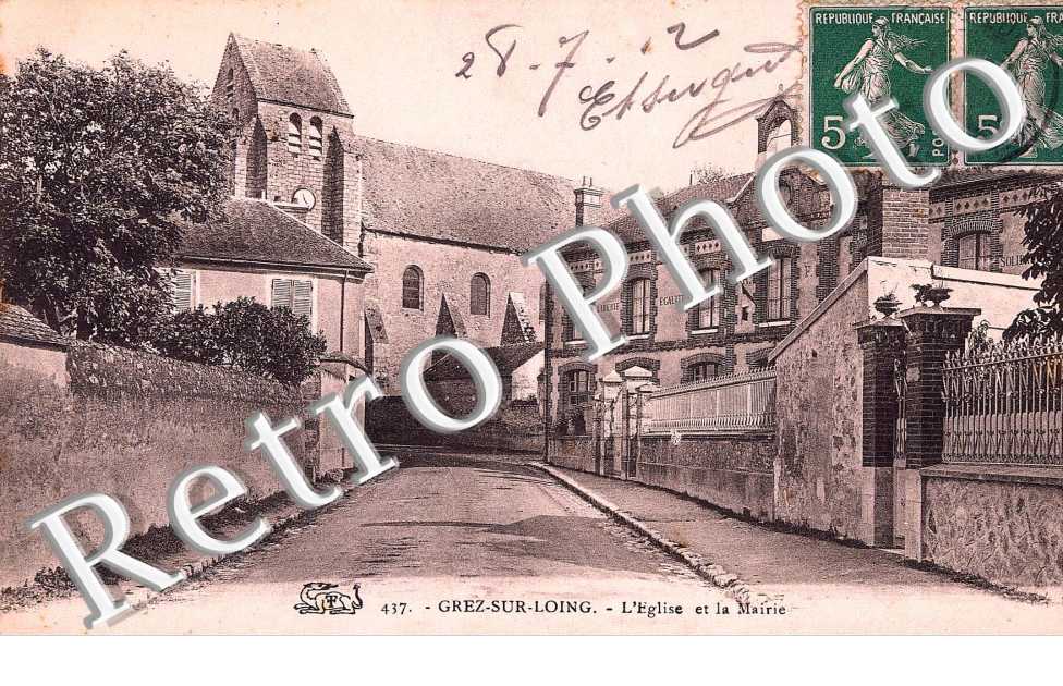 L&#039;eglise et la mairie