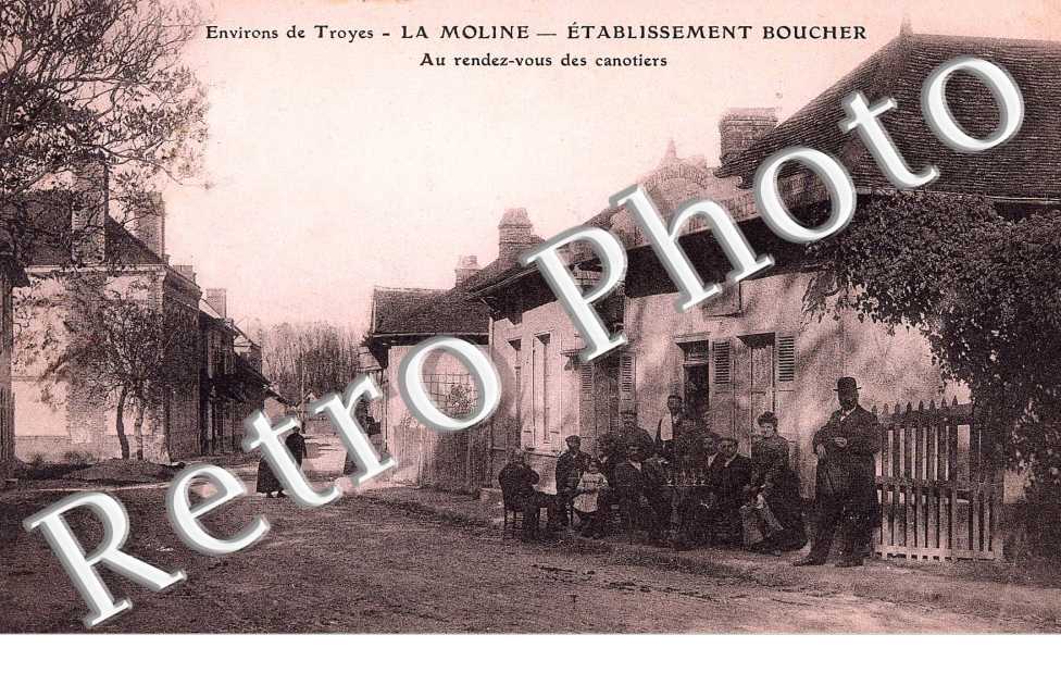 La Moline - Etablissement Boucher - au rendez-vous des canotiers