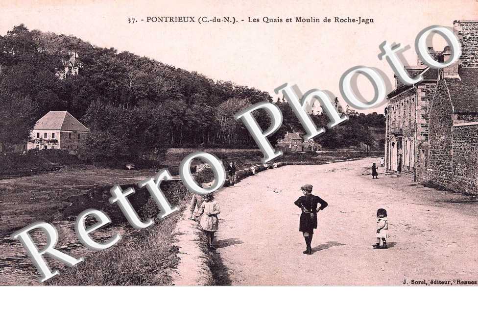 les quais et moulin de Roche Jagu