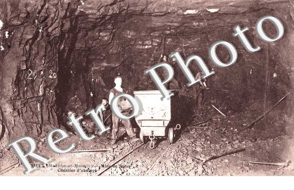 Mine de Sancy - chantier d&#039;abatage