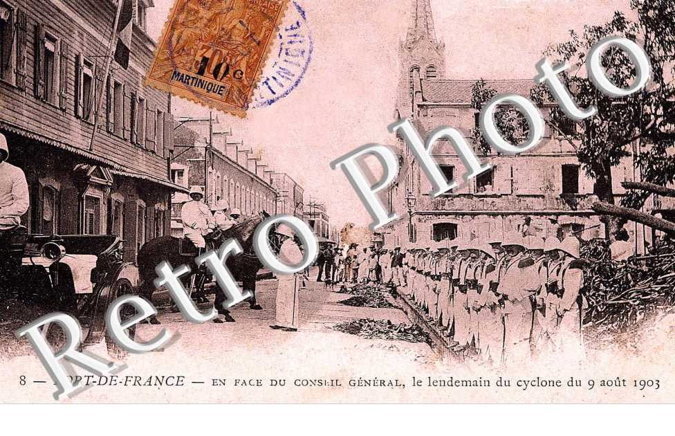 CONSEIL GENERAL LE LENDEMAIN DU CYCLONE DU 9 AOUT 1903