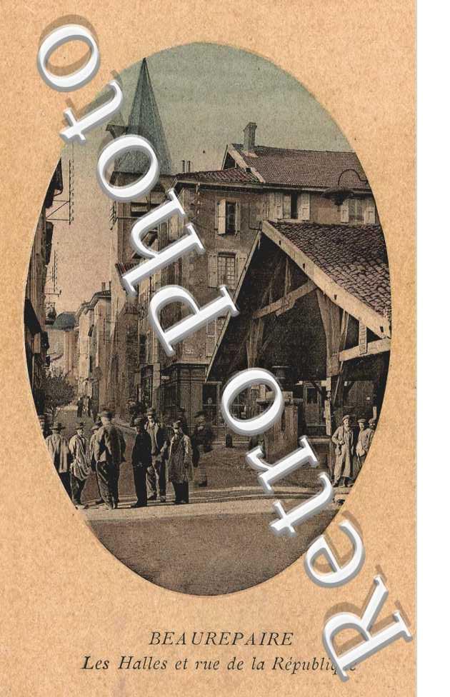 les halles et rue de la republique ( couleur )