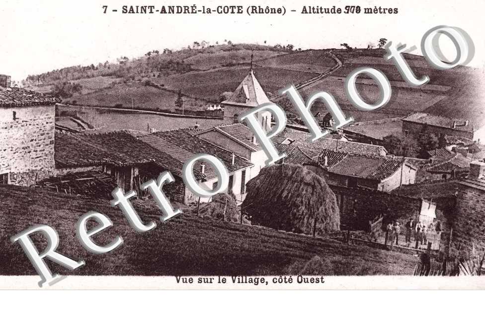 Vue sur le village
