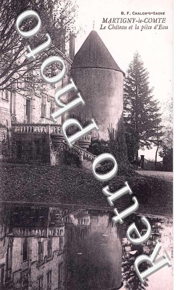 Le chateau et la piece d&#039;eau