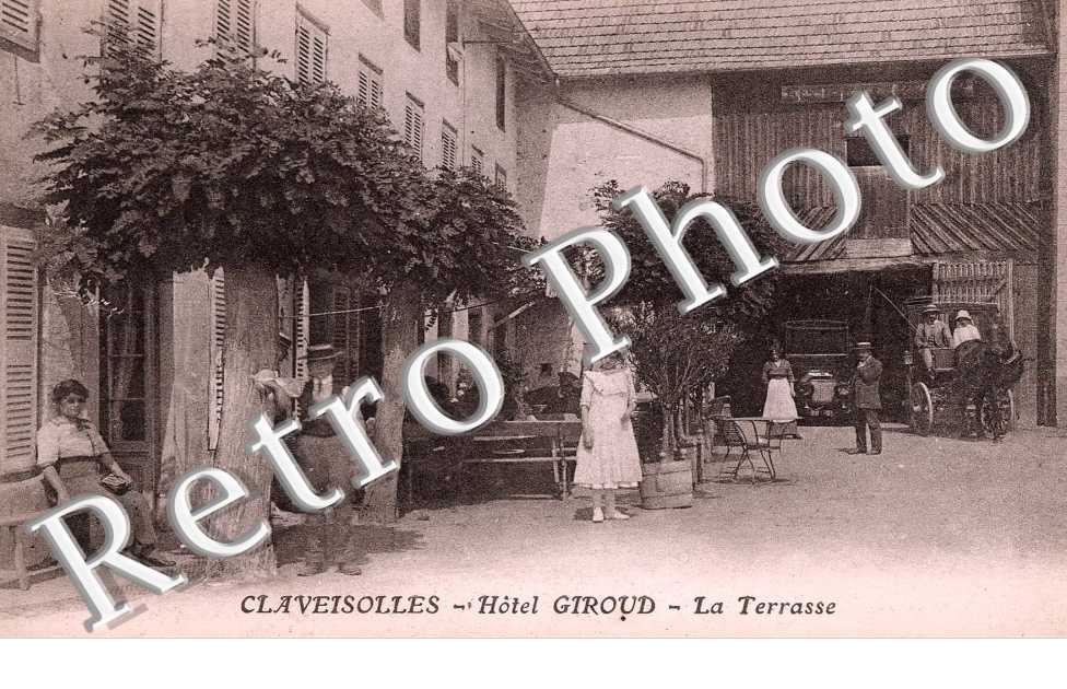 Hotel Giroud - la terrasse