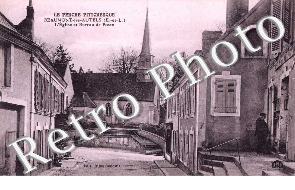 L&#039;eglise et burau de poste