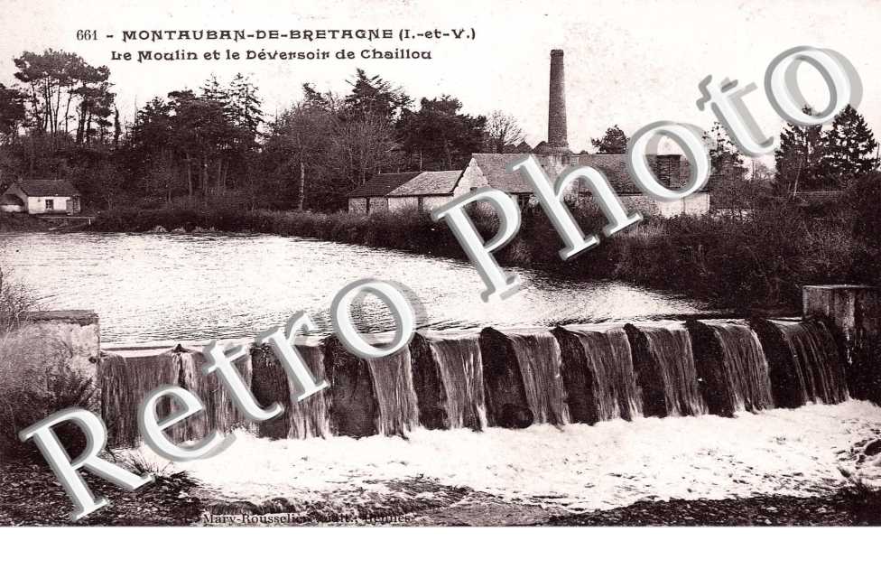Le Moulin et le deversoir de Chaillou