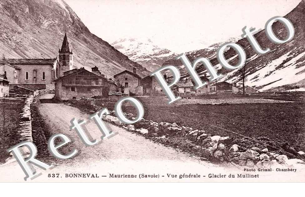 Vue generale - glacier du Mullinet