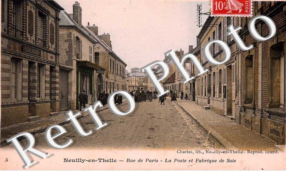 rue de Paris, la poste et fabrique de soie