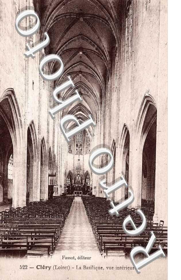 la basilique, vue interieure