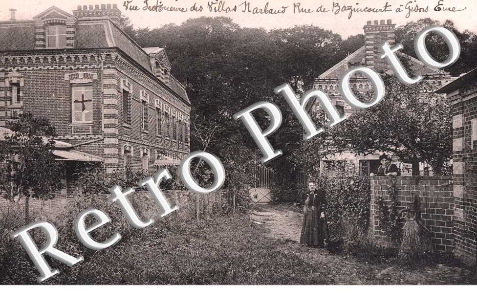 RUE DE BAZINCOURT VUE INTERIEURE DES VILLAS MARBAUD 