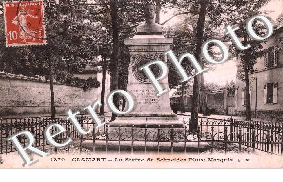 la Statue de Schneider Place Marquis