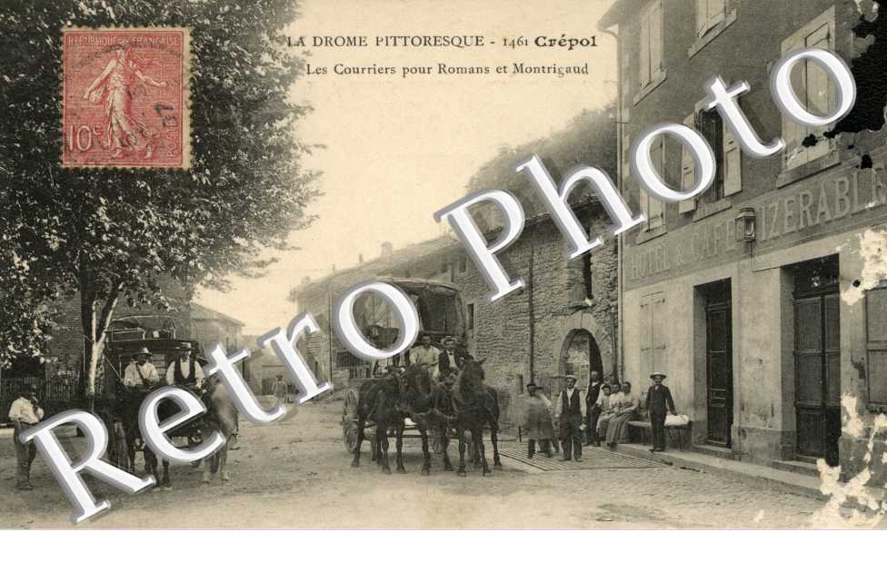Les courriers pour Romans et Montrigaud