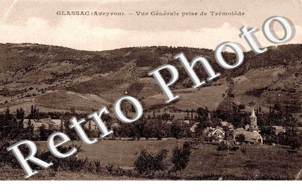 GLASSAC. Vue generale  prise de Trémolède