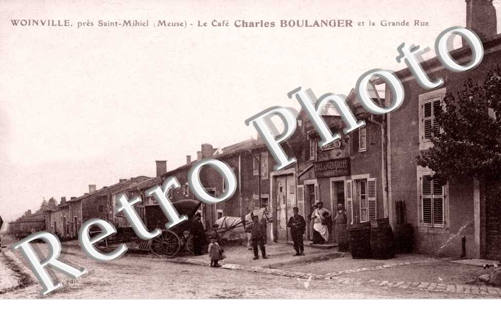 le cafe Charles Boulanger et la Grande Rue