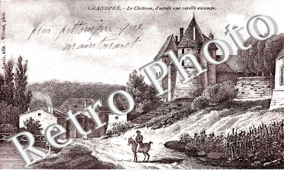 le chateau d&#039;apres une vieille estampe