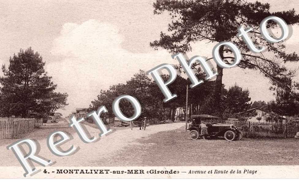 Avenue et route de la plage